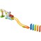 HABA Ball Run and Track Set with Car & Dominoes, 16 Piece Kullerbü Marble Runs and Building Sets for Kids 2 and up